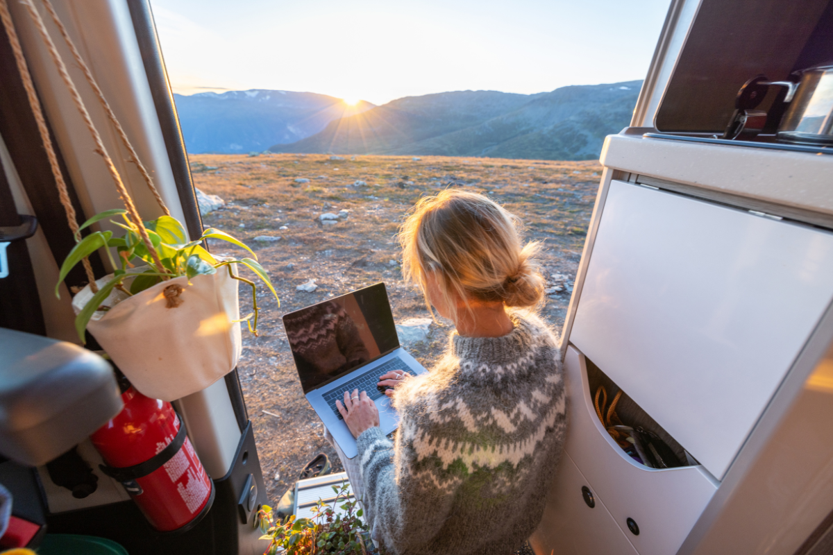 Van Life Sustainable Living - stock image from Canva