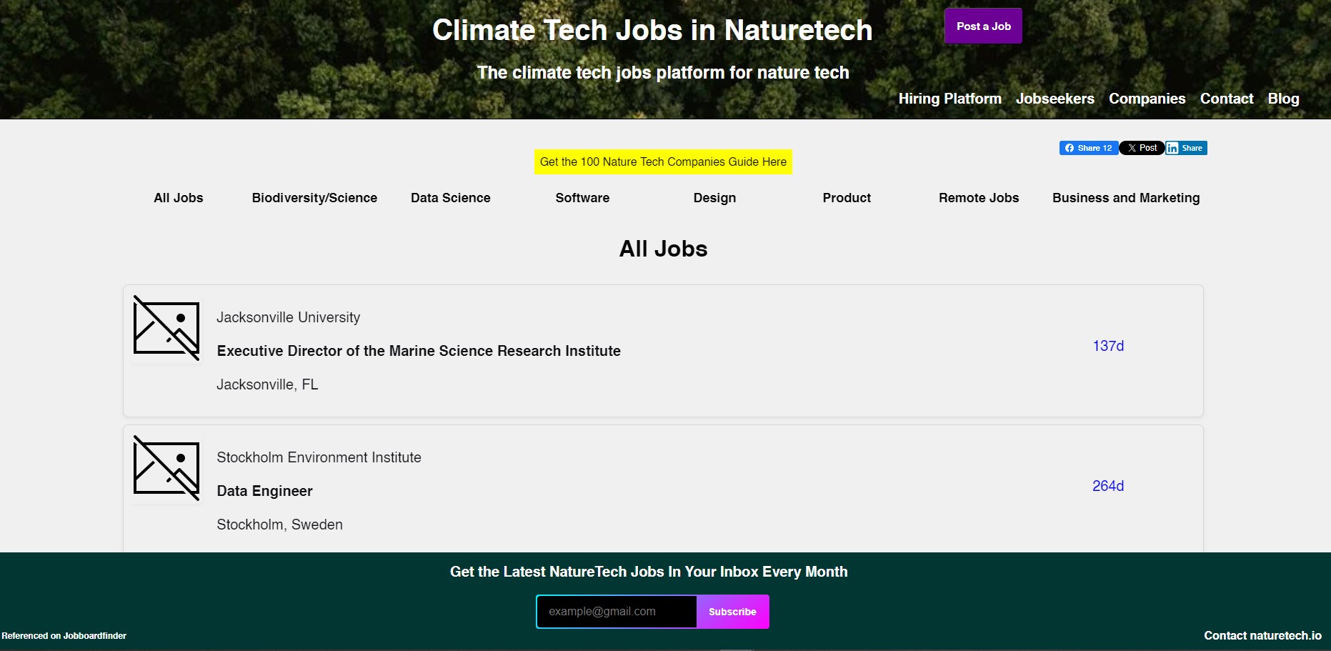 12 Climate Tech Jobs Platforms to Find Your Next Opportunity in 2025