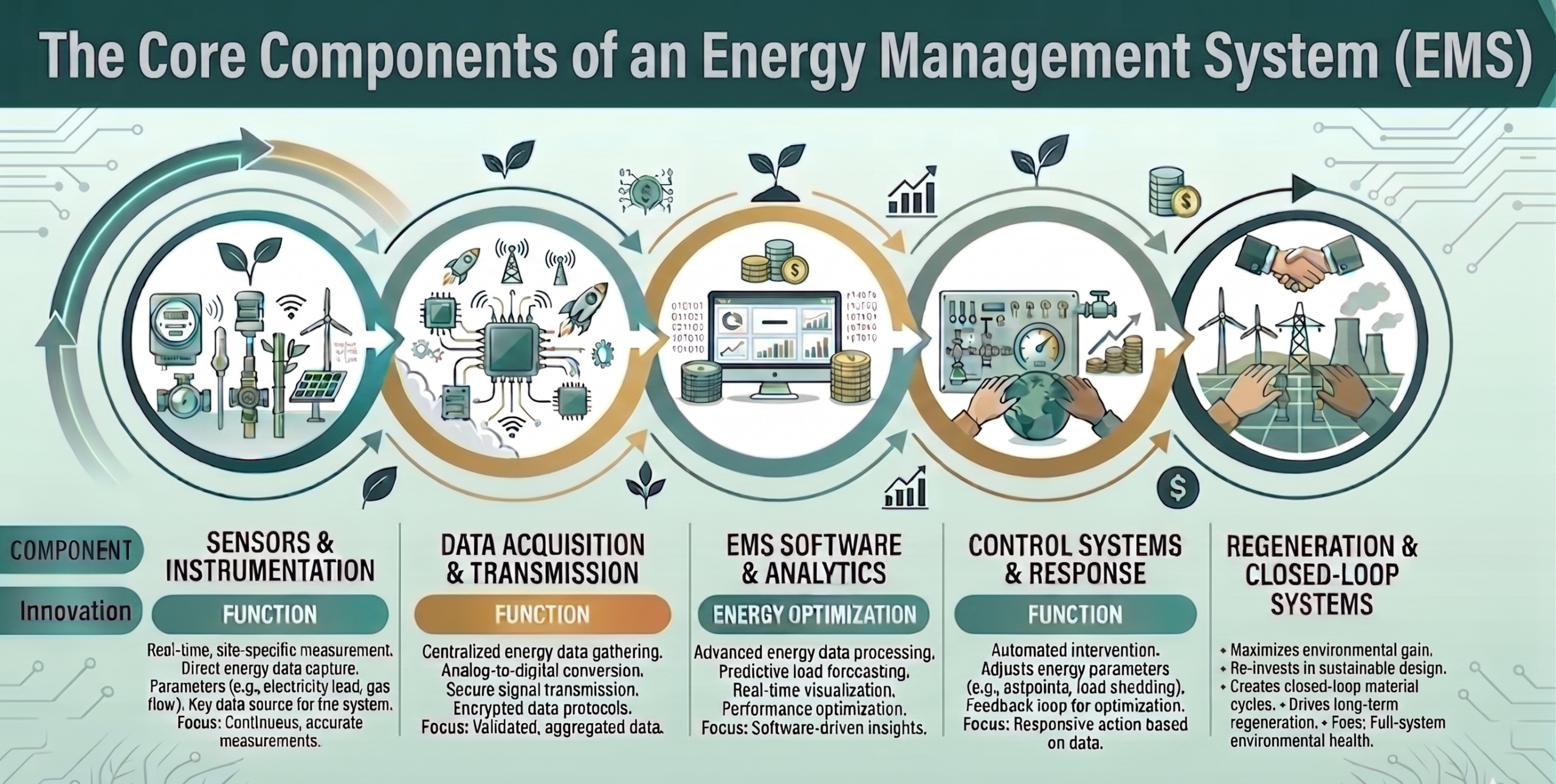 The Core Components of an Energy Management Systems (EMS)