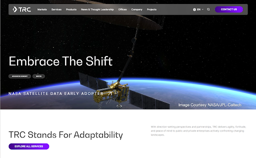 trc companies screenshot