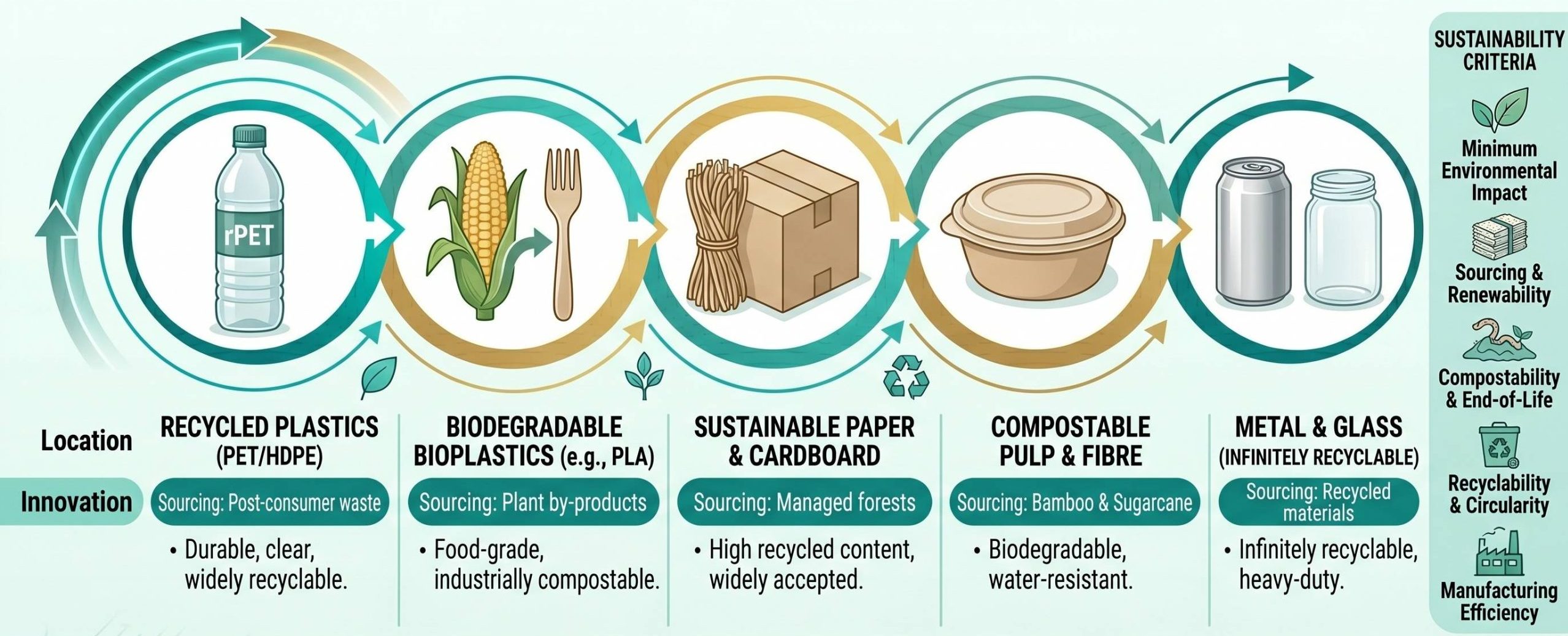 Sustainable Packaging Types